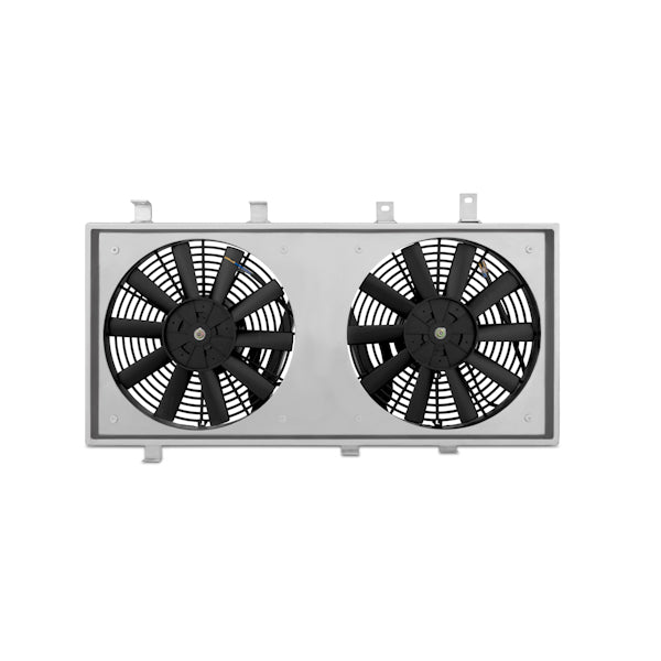 Mishimoto 01-03 Mazda Protege Aluminum Fan Shroud Kit - MMFS-PRO-03 for 2001-2003 Mazda Protege - angle view
