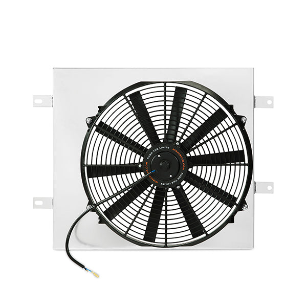 Mishimoto 87-06 Jeep Wrangler YJ & TJ Performance Fan Shroud Kit - MMFS-WRA-87 for 1987-2006 Jeep Wrangler - installed view
