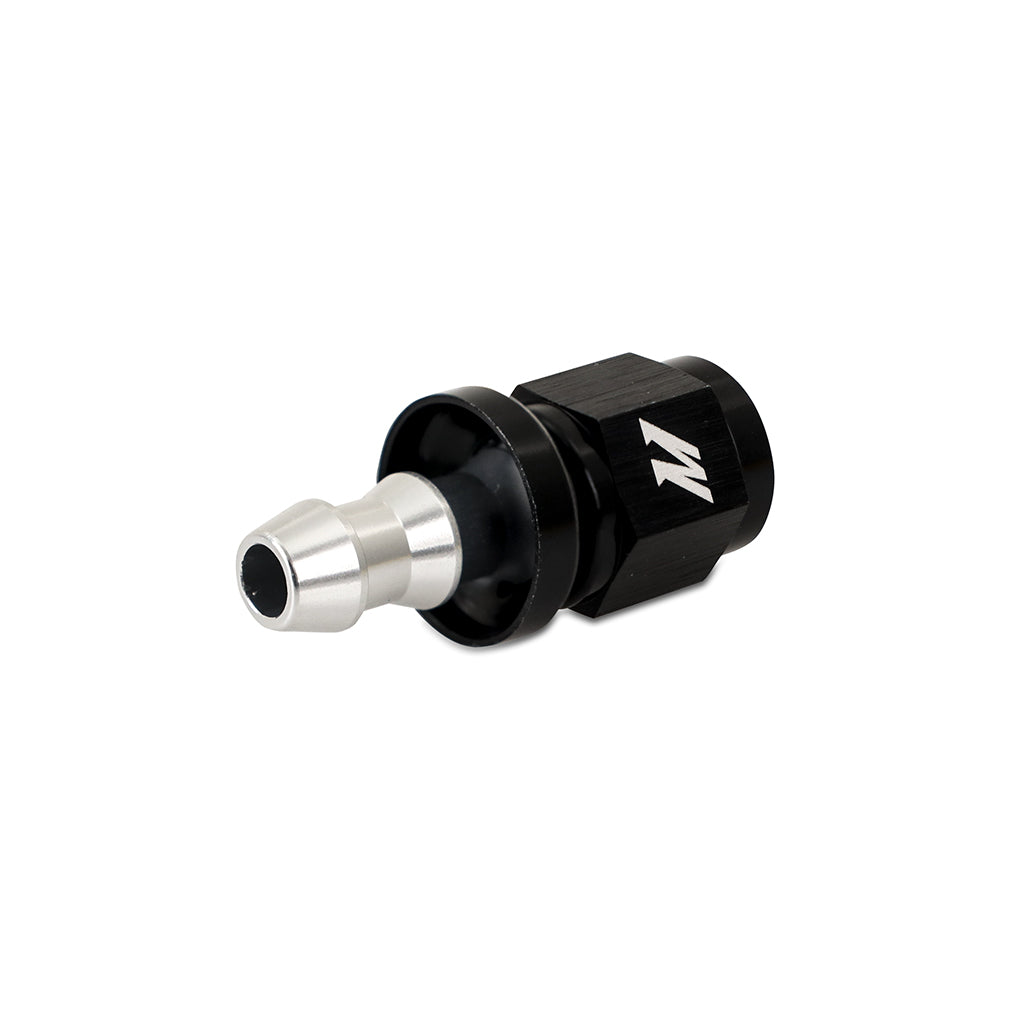 Mishimoto Straight Push Lock Fitting - 4AN - MMFT-PL-4S by Mishimoto - angle view