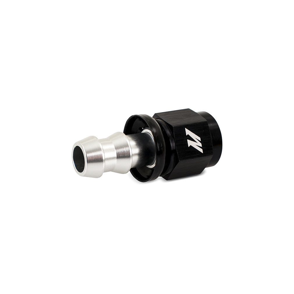 Mishimoto Straight Push Lock Fitting - 6AN - MMFT-PL-6S by Mishimoto - angle view