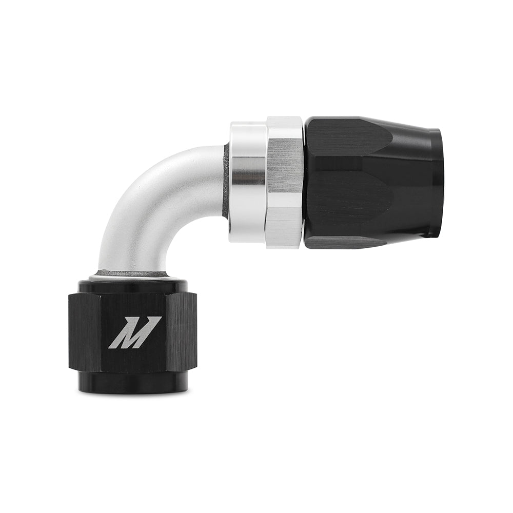 Mishimoto Aluminum -4AN 90 Degree Fitting - Black - MMFT-SW-04-90