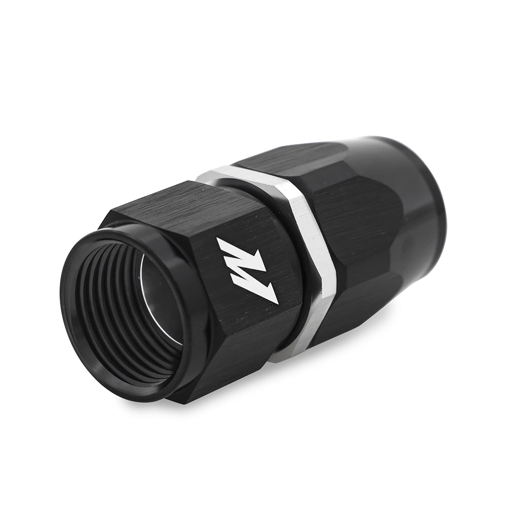 Mishimoto Aluminum -10AN Straight Fitting - Black - MMFT-SW-10-ST by Mishimoto - angle view