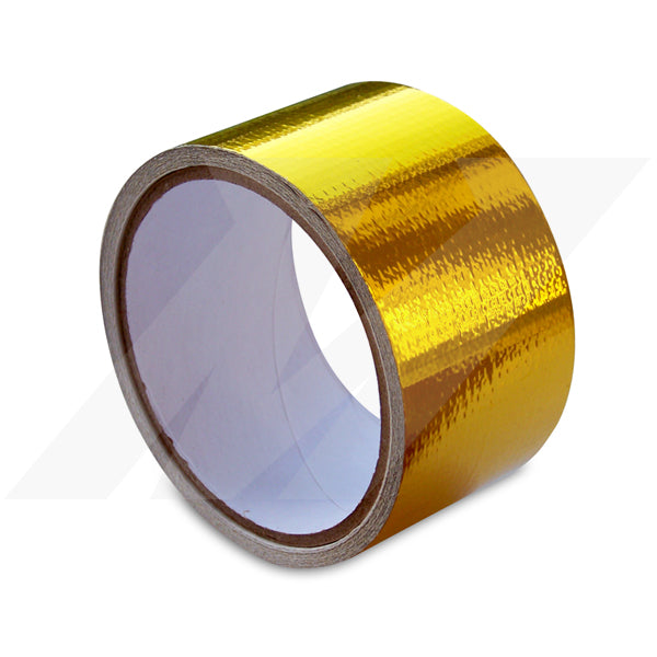 Mishimoto 2 Inch X 35 Feet Heat Defensive Reflective Tape - MMGRT-235 by Mishimoto - angle view