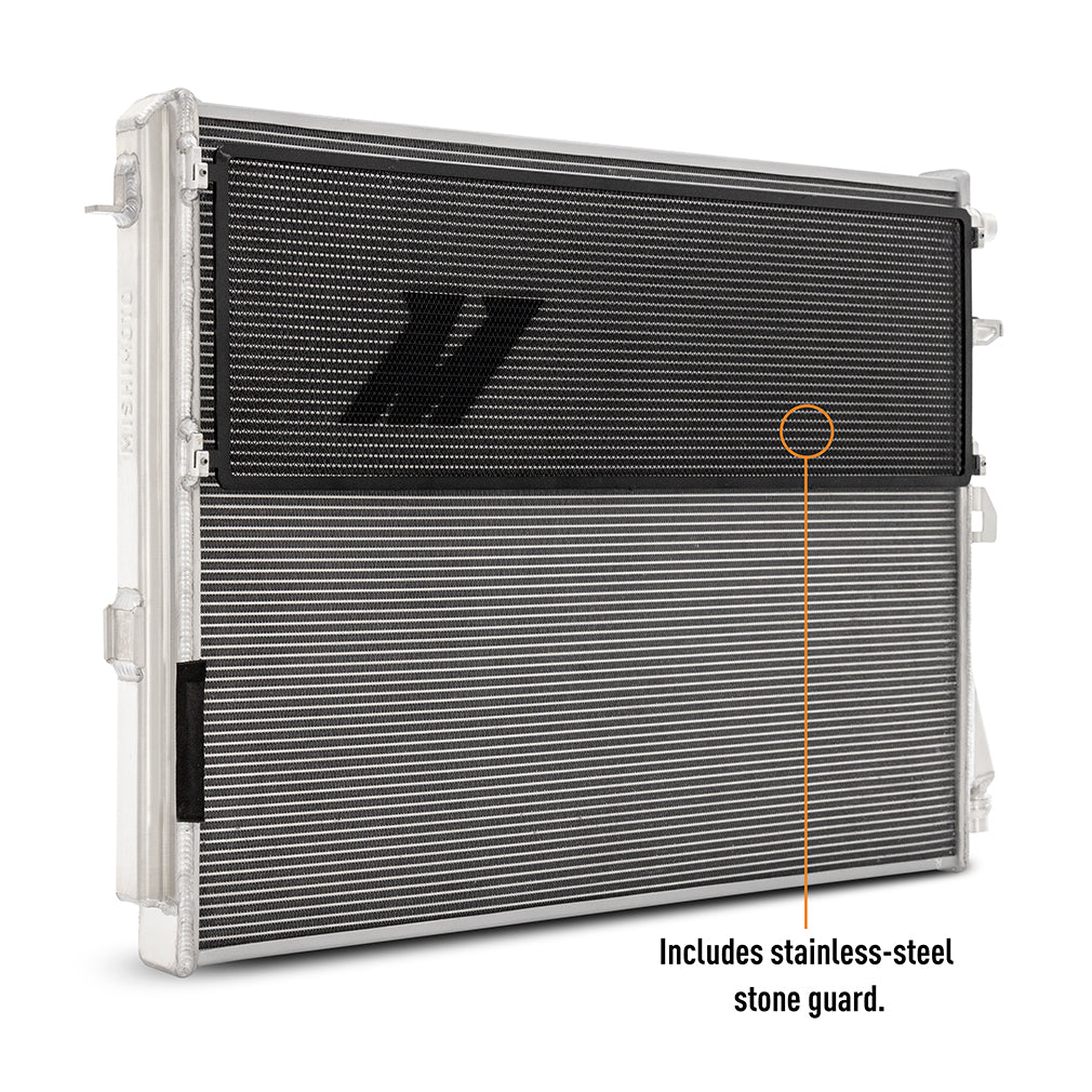Mishimoto 21+ BMW M2/M3/ M4 G8X Automatic Performance Heat Exchanger - MMHE-G80-21AT for 2021-2025 BMW M3 - rear view