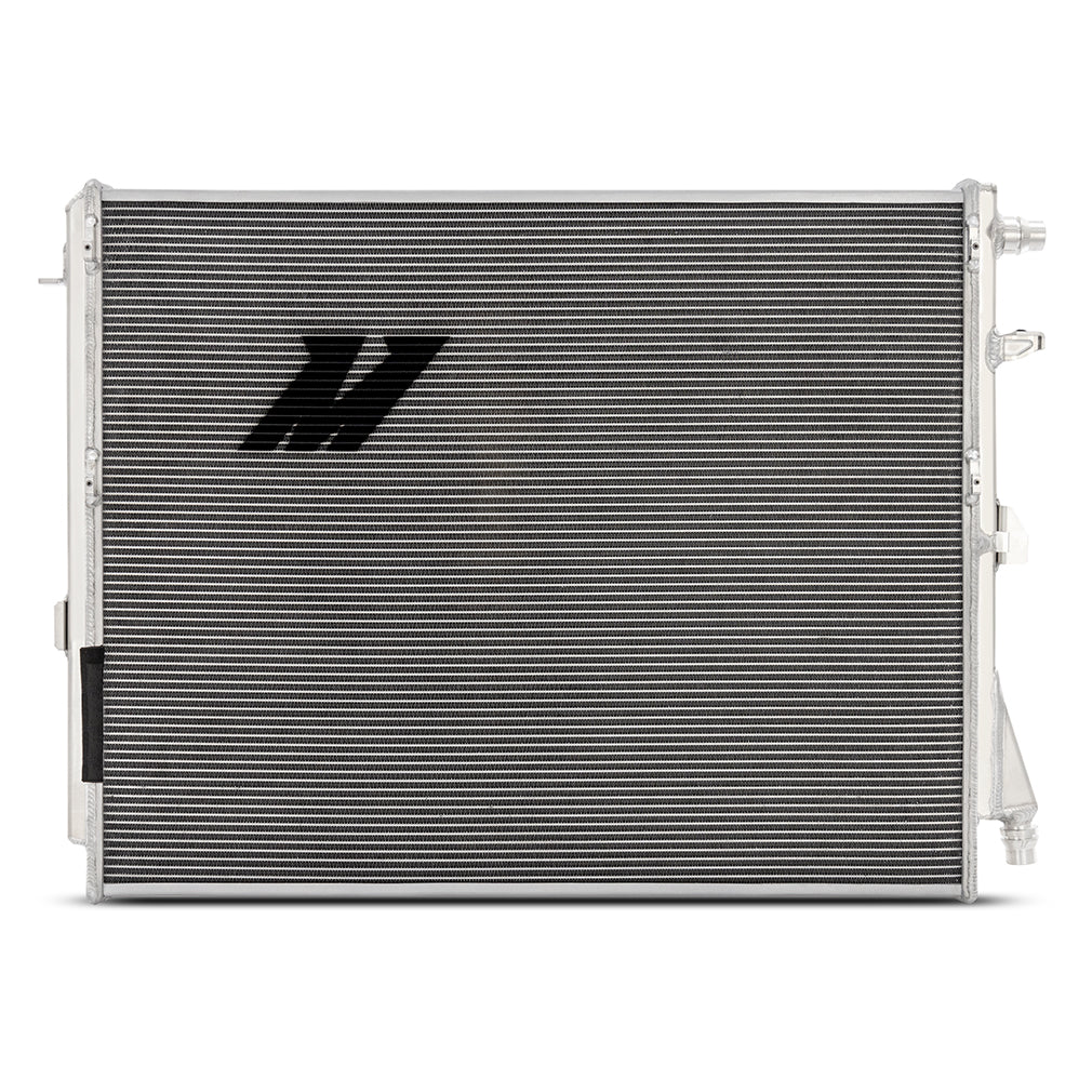 Mishimoto 21+ BMW M2/M3/ M4 G8X Automatic Performance Heat Exchanger - MMHE-G80-21AT for 2021-2025 BMW M3 - angle view