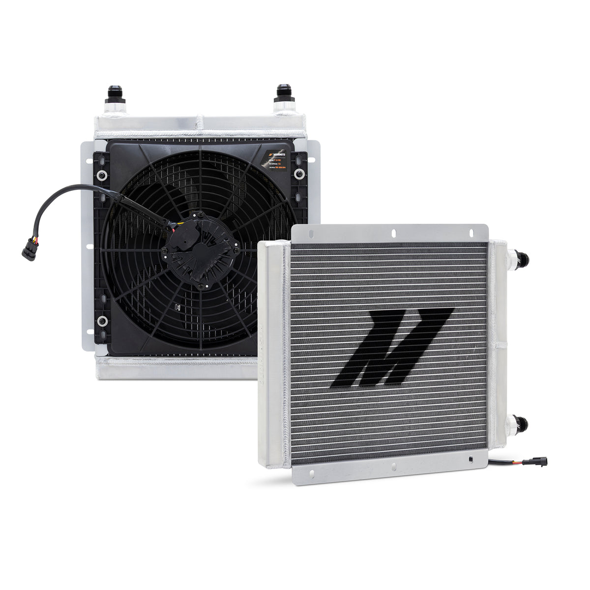 Mishimoto Universal Heat Exchanger Kit - With Integrated 1 x 12in Brushless Fan - MMHE-UNI-BRLS-K