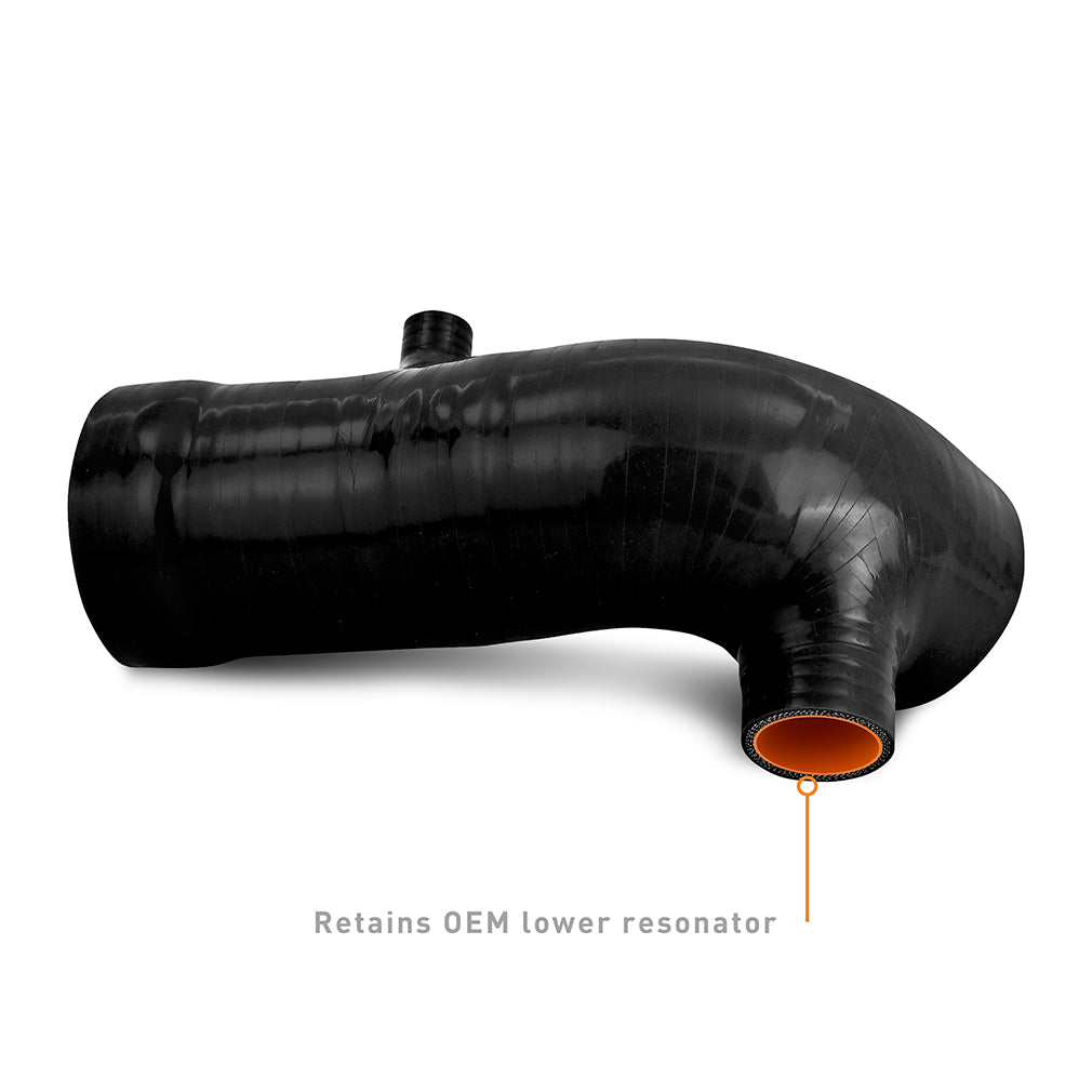 Mishimoto 2022+ Subaru BRZ / Toyota GR86 Silicone Induction Hose BK - MMHOSE-BRZ-22IHBK for 2022-2024 Subaru BRZ - angle view