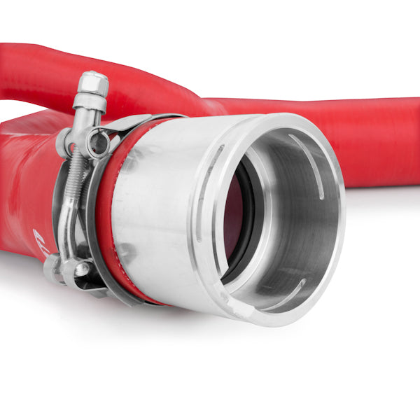 Mishimoto 06-10 Chevy Duramax 6.6L 2500 Red Silicone Hose Kit - MMHOSE-CHV-06DRD for 2016-2020 Chevrolet Camaro - installed v