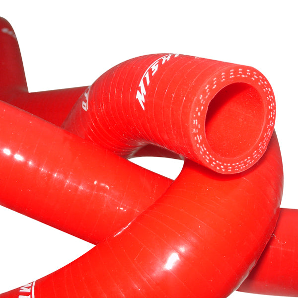 Mishimoto 06+ Honda Civic SI Red Silicone Hose Kit - MMHOSE-CIV-06RD for 2006-2011 Honda Civic Si - angle view