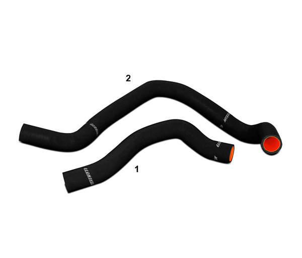 Mishimoto 88-91 Honda Civic w/ B16 Black Silicone Hose Kit - MMHOSE-CIV-88B16BK for 2016-2020 Chevrolet Camaro - angle view