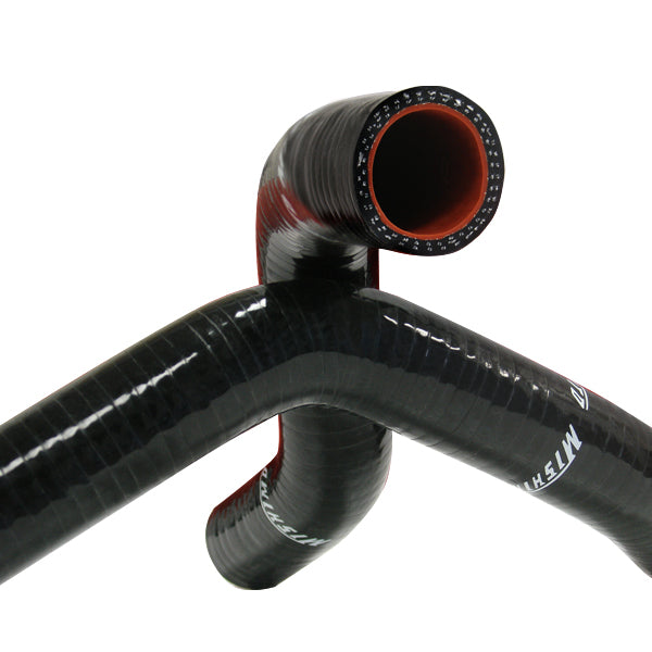 Mishimoto 92-00 Honda Civic Black Silicone Hose Kit - MMHOSE-CIV-92BK for 1992-2000 Honda Civic - angle view