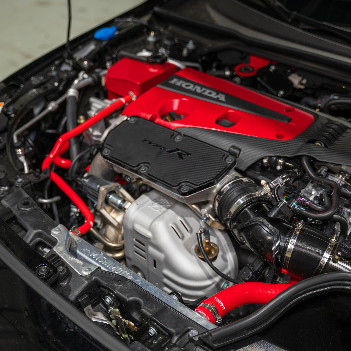 Mishimoto 2023+ Honda Civic Type-R Silicone Coolant Hose Kit - Blue - MMHOSE-CTR-23BL for 2023-2025 Honda Civic Type R - deta