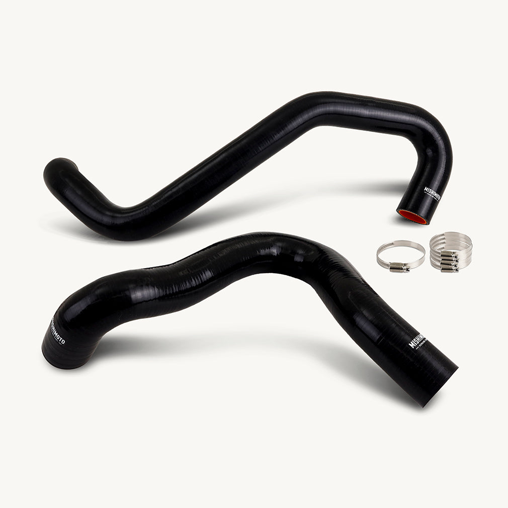 Mishimoto 01-03 Ford F-250 7.3L Coolant Hose Kit Upper Reroute BK - MMHOSE-F2D-01RRBK