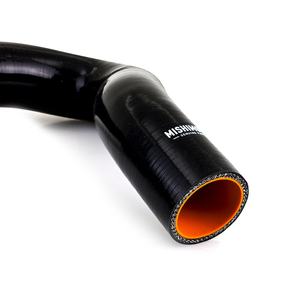 Mishimoto 99-03 Ford F-250 7.3L Coolant Hose Upper Reroute BK - MMHOSE-F2D-99UBK for 1999-2003 Ford F 250 - detail view