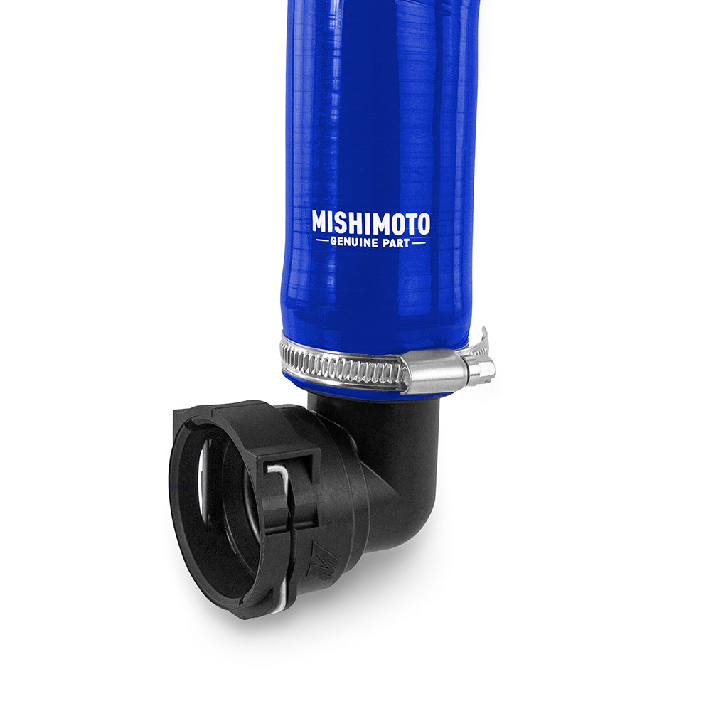 Mishimoto 15-17 Ford F-150 5.0L V8 Radiator Hose Kit - Blue - MMHOSE-F50-15BL for 2015-2017 Ford F 150 - angle view