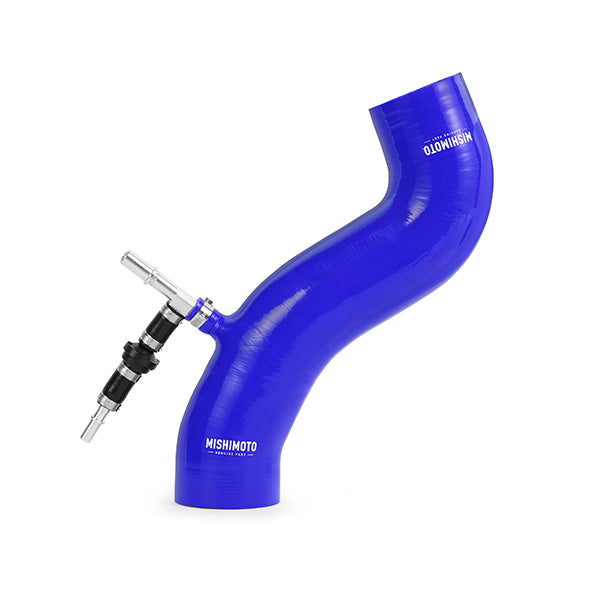 Mishimoto 2014-2015 Ford Fiesta ST Induction Hose (Blue) - MMHOSE-FIST-14IHBL for 2014-2019 Ford Fiesta ST - angle view