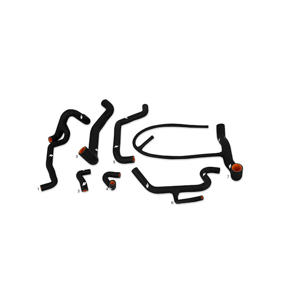 Mishimoto 95-98 Volkswagen Golf VR6 Black Silicone Hose Kit - MMHOSE-GLF-95BK for 2016-2020 Chevrolet Camaro - installed view