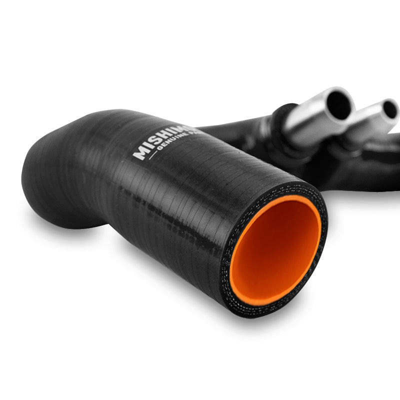 Mishimoto 2018+ Jeep Wrangler JL / Gladiator JT 3.6L AT Black Silicone Radiator Coolant Hose Kit - MMHOSE-JLP-18ABK for 2018-