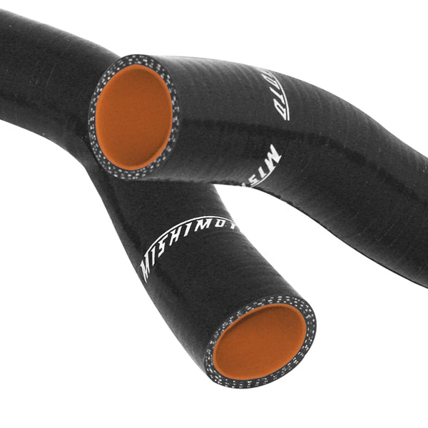 Mishimoto 99-05 Mazda Miata Black Silicone Radiator Hose Kit - MMHOSE-MIA-99BK for 1999-2005 Mazda Miata - angle view