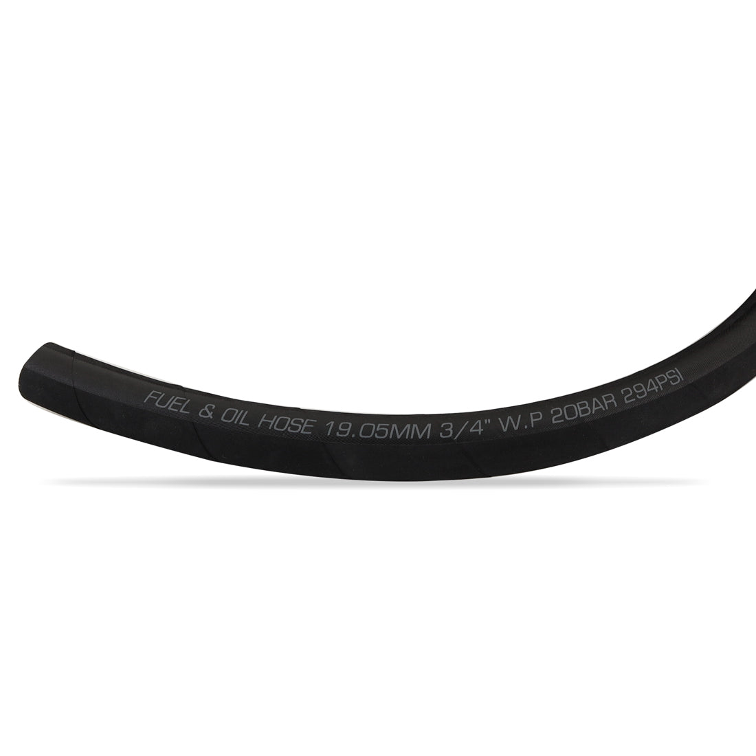Mishimoto Push Lock Hose, Black, -12AN, 240in Length - MMHOSE-PL-12-240 by Mishimoto - angle view
