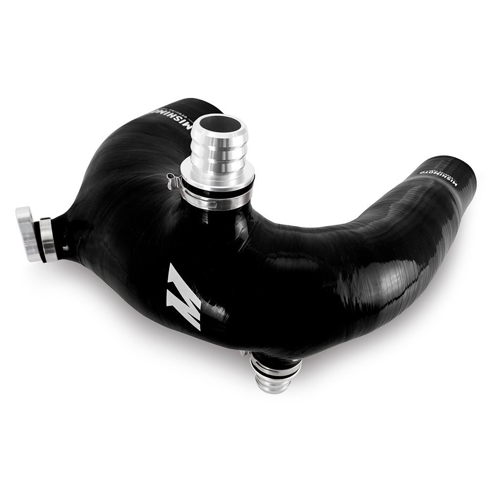 Mishimoto 2016+ Polaris RZR XP Turbo Silicone Intake J-Tube - Black - MMHOSE-RZR-16AIBK for 2016-2024 Polaris RZR XP - rear v