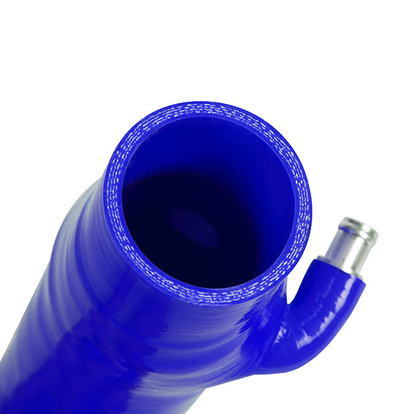 Mishimoto 08 Subaru WRX Blue Silicone Induction Hose - MMHOSE-SUB-08IHBL for 2008-2014 Subaru Impreza - installed view