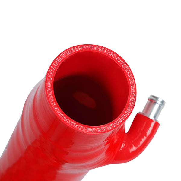 Mishimoto 08 Subaru WRX Red Silicone Induction Hose - MMHOSE-SUB-08IHRD for 2008-2014 Subaru Impreza - installed view