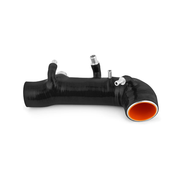 Mishimoto 01-07 Subaru WRX / WRX STI Black Silicone Induction Hose - MMHOSE-SUB-IHBK for 2002-2014 Subaru Impreza - angle vie