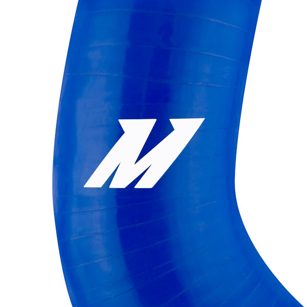 Mishimoto 06-07 Subaru WRX Blue Silicone Intercooler Hoses - MMHOSE-SUB-INT6BL for 2004-2008 Subaru Forester - installed view