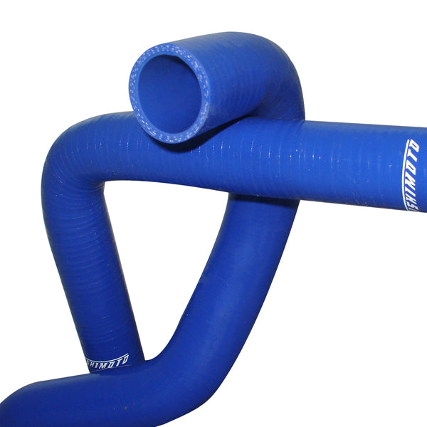Mishimoto 93-98 Toyota Supra Blue Silicone Hose Kit - MMHOSE-SUP-93BL for 1993-2002 Toyota Supra - angle view