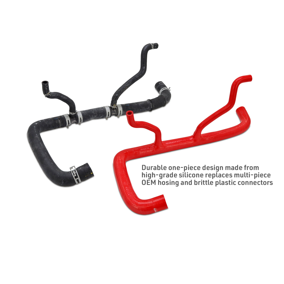 Mishimoto 2024+ Toyota Tacoma Silicone Coolant Hose Kit - AT - Black - MMHOSE-TAC-24ABK for 2024-2025 Toyota Tacoma - side vi