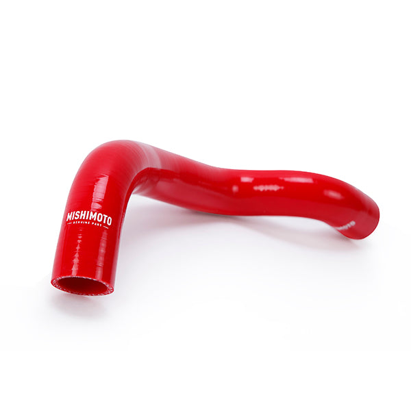 Mishimoto 07-11 Jeep Wrangler 6cyl Red Silicone Hose Kit - MMHOSE-WR6-07RD for 2016-2020 Chevrolet Camaro - angle view