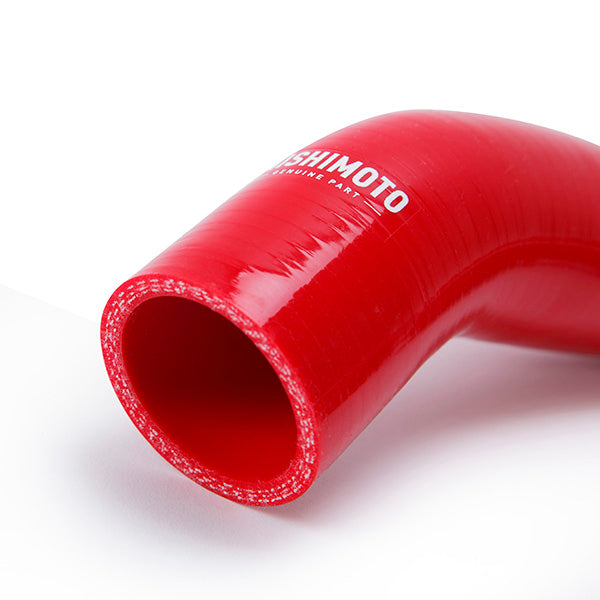 Mishimoto 07-11 Jeep Wrangler 6cyl Red Silicone Hose Kit - MMHOSE-WR6-07RD for 2016-2020 Chevrolet Camaro - detail view