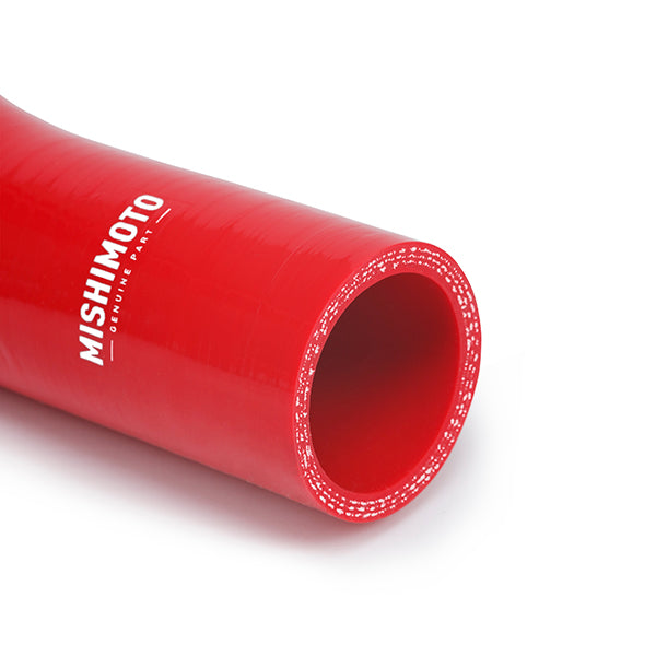 Mishimoto 2012+ Jeep Wrangler 6cyl Red Silicone Hose Kit - MMHOSE-WR6-12RD for 2012-2018 Jeep Wrangler - angle view