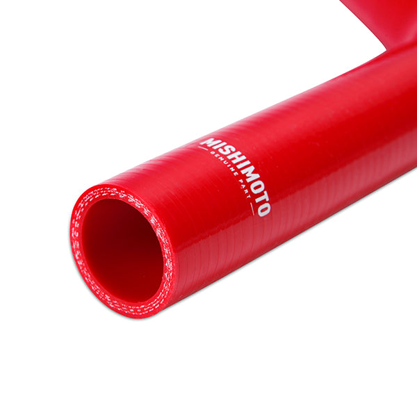 Mishimoto 01-07 Subaru WRX / WRX STI Red Silicone Hose Kit - MMHOSE-WRX-01RD for 2002-2007 Subaru Impreza - detail view