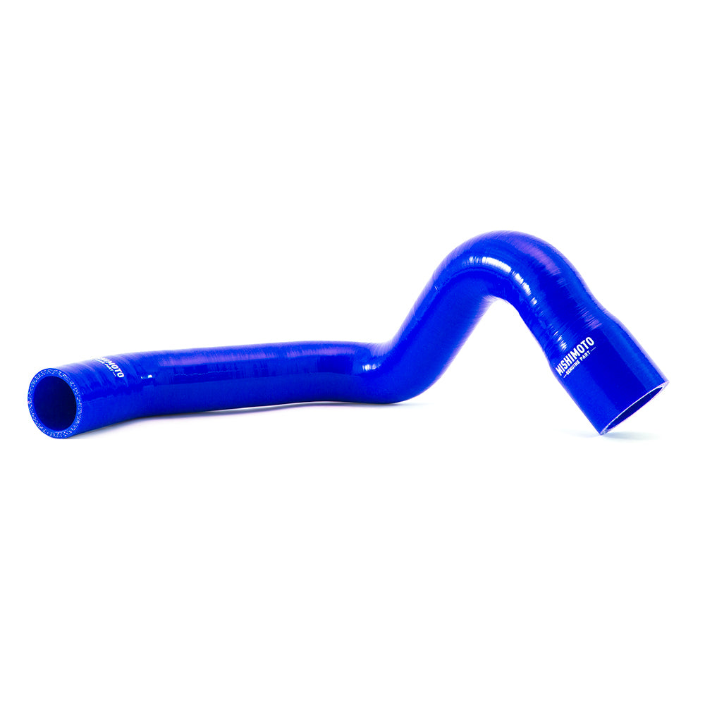 Mishimoto 91-01 Jeep Cherokee 4.0 Silicone Hose Kit Set Blue - MMHOSE-XJ6-92KBL for 1984-2001 Jeep Cherokee - installed view