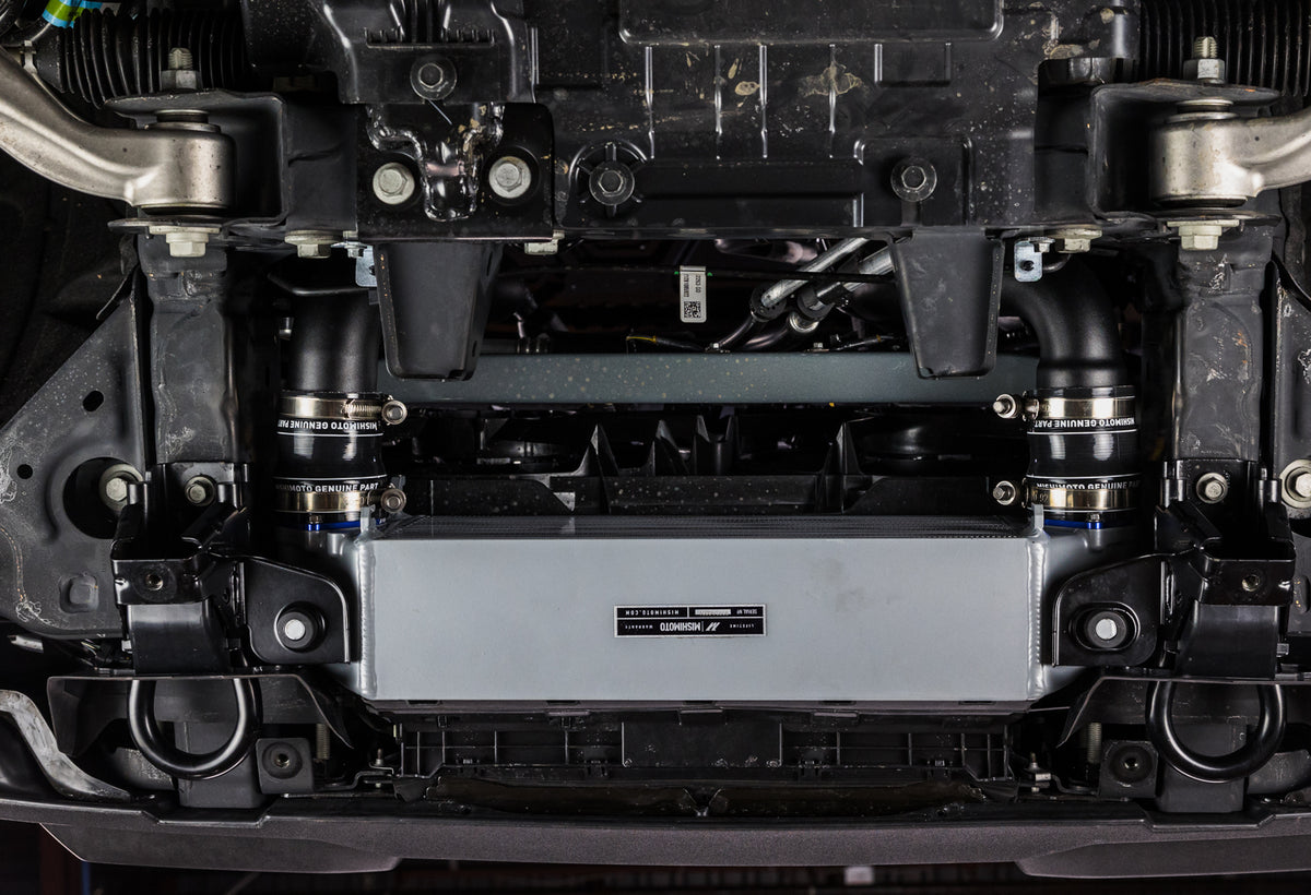 Mishimoto 21+ Bronco 2.3L ICP Kit Upgrade (Stock Location INT) BK - MMICP-BR23-21USBK for 2021-2026 Ford Bronco - angle view