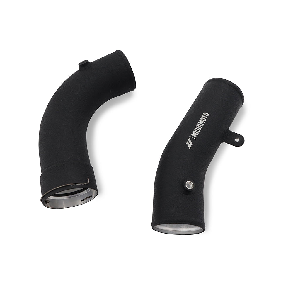 Mishimoto 17-19 GM 6.6L L5P Cold-Side Pipe and Boot Kit Wrinkle Black - MMICP-DMAX-17CWBK for 2017-2019 Chevrolet Silverado 2