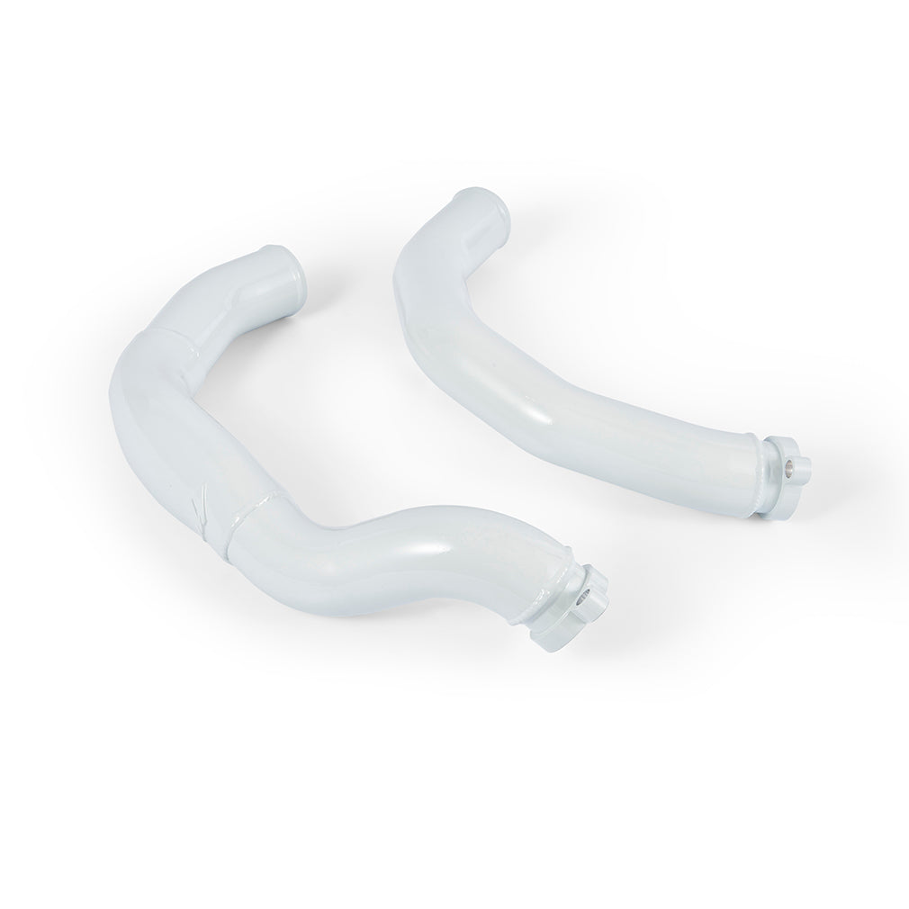 Mishimoto 2015-2020 BMW F80 M3/M4 Intercooler Pipe Kit AW - MMICP-F80-15CAW for 2015-2020 BMW M4 - angle view
