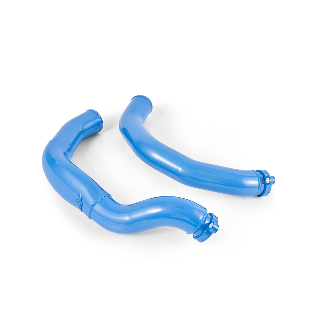 Mishimoto 2015-2020 BMW F80 M3/M4 Intercooler Pipe Kit YMB - MMICP-F80-15CYMB for 2015-2020 BMW M4 - angle view