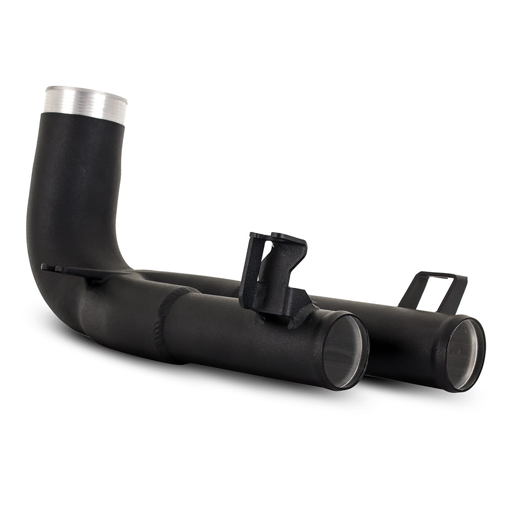Mishimoto 2021+ BMW G8X M3/M4 Hot Side Intercooler Charge Pipe Kit - MMICP-G80-21 for 2021-2025 BMW M3 - angle view