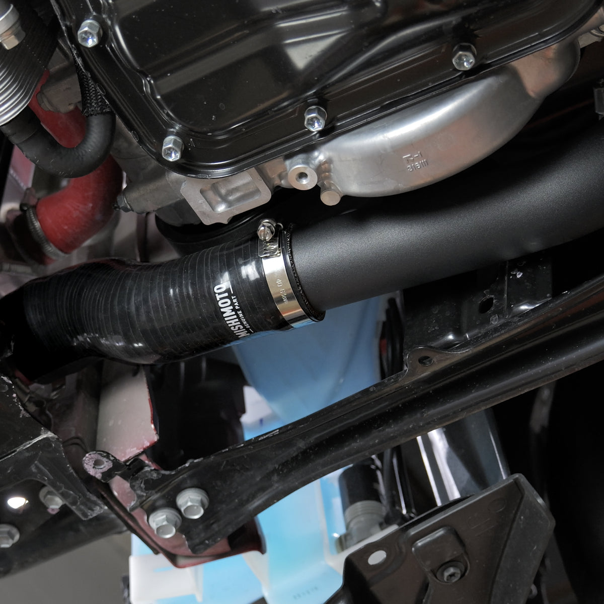 Mishimoto 2023+ Toyota GR Corolla Intercooler & Pipe Kit - Silver Cooler - Black Pipes - MMINT-GRC-23KSLBK for 2023-2025 Toyo