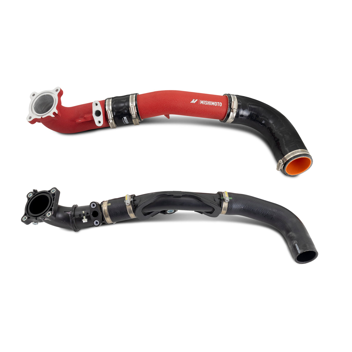 Mishimoto 2023+ Toyota GR Corolla Intercooler Pipe Kit - Wrinkle Red - MMICP-GRC-23RD for 2023-2025 Toyota GR Corolla - close