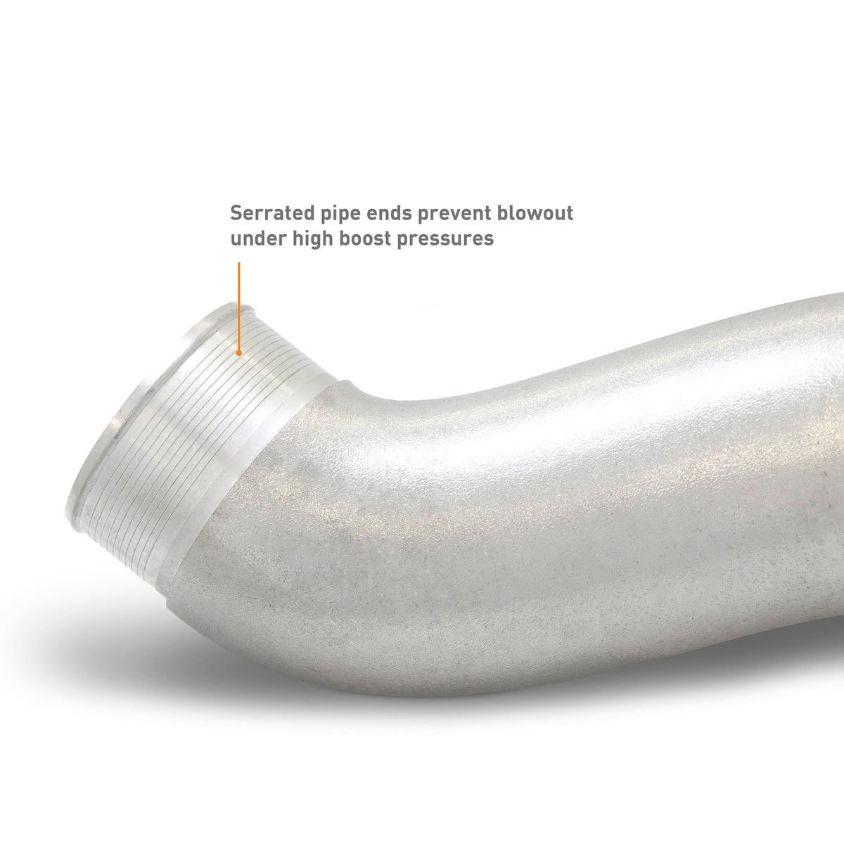 Mishimoto 2024+ Ford Mustang EcoBoost Charge Pipes - Polished - MMICP-MUS4-24P for 2024-2026 Ford Mustang - installed view
