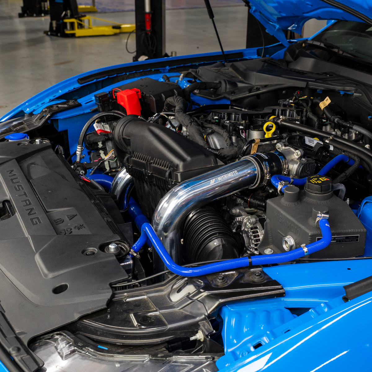 Mishimoto 2024+ Ford Mustang EcoBoost Charge Pipes - Polished - MMICP-MUS4-24P for 2024-2026 Ford Mustang - alternate view