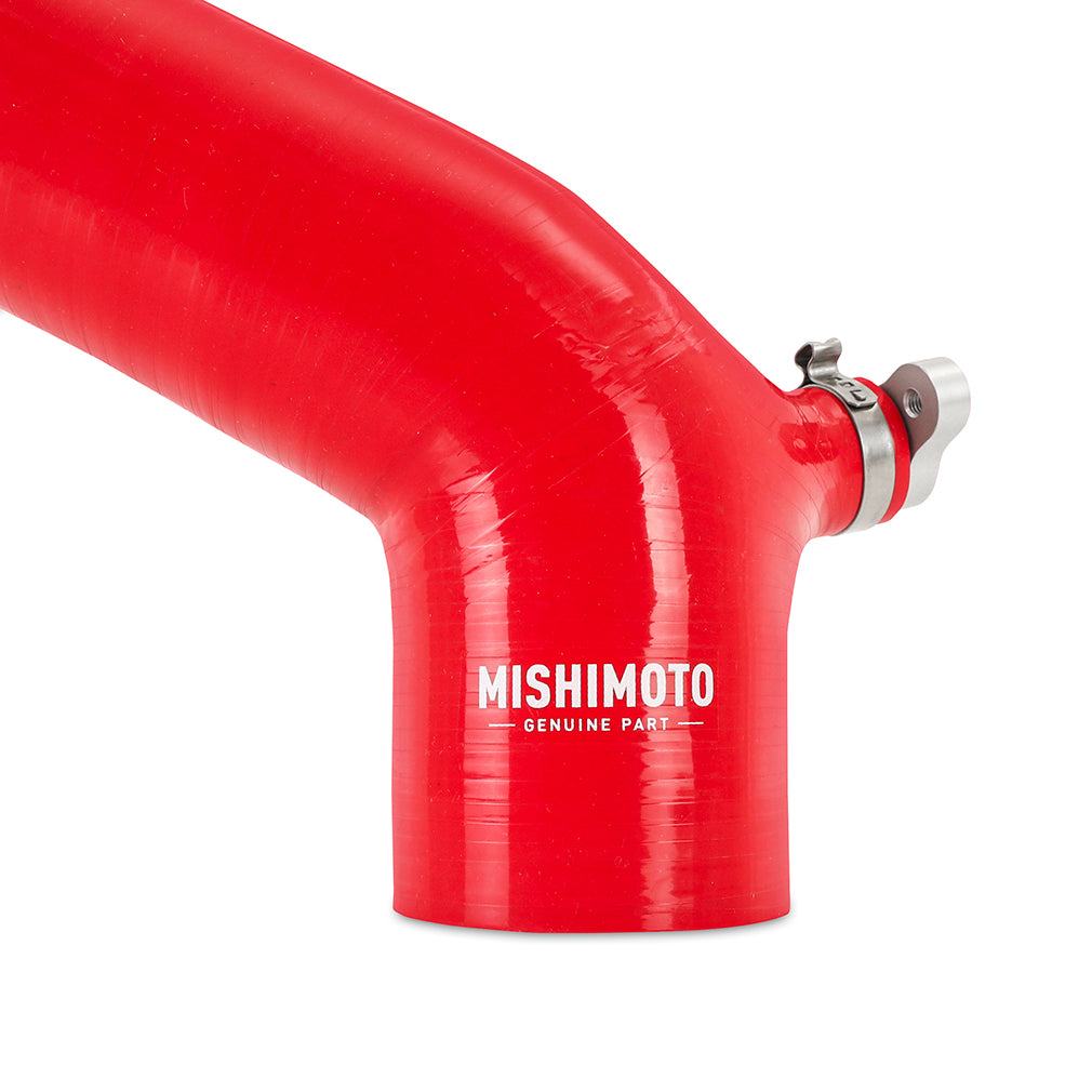 Mishimoto 2016+ Polaris RZR XP Turbo Silicone Charge Tube - Red - MMICP-RZR-16RD for 2016-2024 Polaris RZR XP - close-up