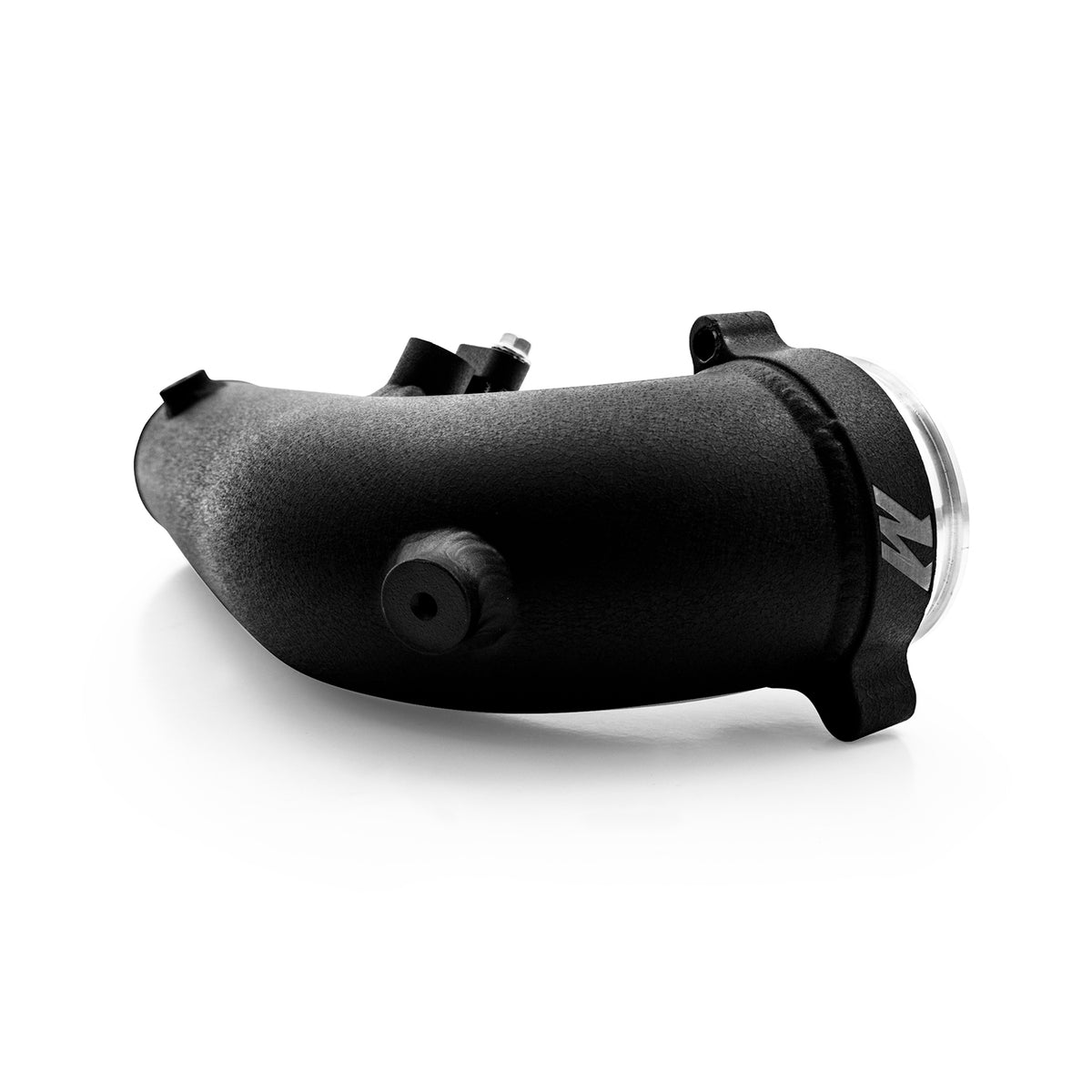 Mishimoto 2020+ Toyota Supra Charge Pipe Kit - Micro-Wrinkle Black - MMICP-SUP-20BK for 2020-2025 BMW 3 Series - detail view