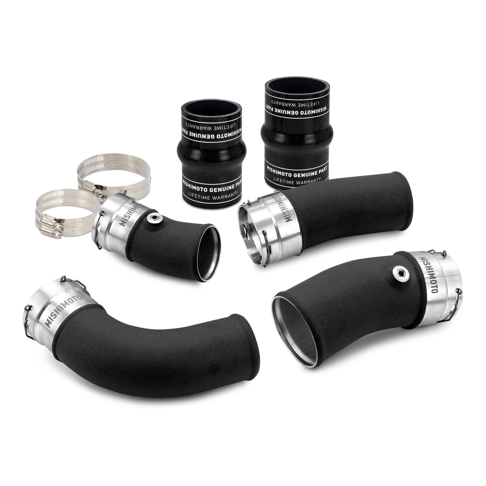 Mishimoto 2024+ Toyota Tacoma Intercooler Pipe Kit - Black - MMICP-TAC-24BK