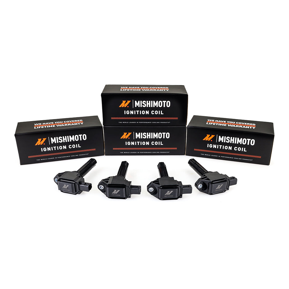 Mishimoto 15-20 Subaru BRZ Four Cylinder Ignition Coil Set - MMIG-BRZ-1504 for 2013-2021 Subaru Impreza - installed view