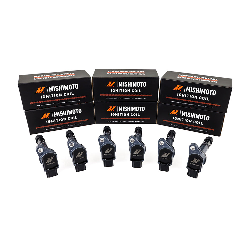 Mishimoto 02-11 Honda Six Cylinder Ignition Coil Set - MMIG-CIV-0206 for 2003-2011 Honda Element - installed view
